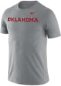 Oklahoma Sooners Nike Word T Shirt - Grey