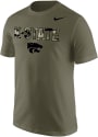 K-State Wildcats Nike Olive T Shirt - Olive