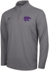Main image for Mens K-State Wildcats Grey Nike Intensity Qtr Zip Pullover