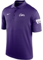 K-State Wildcats Nike Cats Script Polo Shirt - Purple
