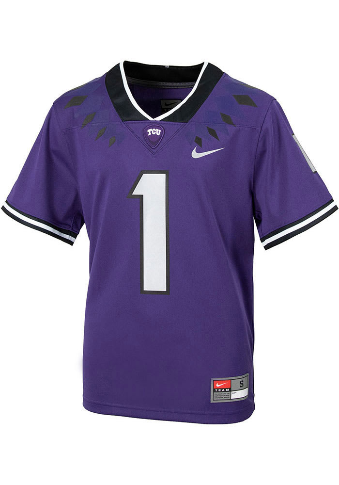 TCU Horned Frogs Nike Youth Sideline Replica PURPLE Football