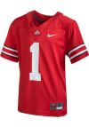 Main image for Boys Ohio State Buckeyes Cardinal Nike Sideline Replica No 1 Football Jersey Jersey