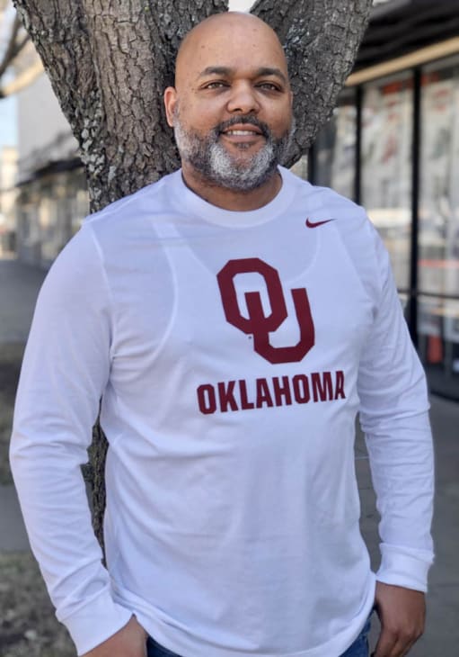 Nike Oklahoma Sooners White Dri-FIT Name Drop Long Sleeve T Shirt