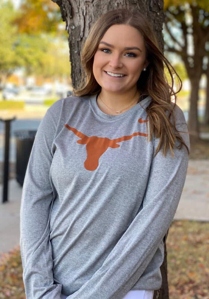 希少！！【NIKE ナイキ】Texas Longhorns カレッジロンT L Nike Texas Longhorns Sideline Bevo Velocity Long Sleeve Tee