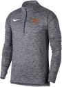 Texas Longhorns Nike Heather Element 1/4 Zip Pullover - Charcoal