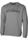 Main image for Mens Pitt Panthers Grey Nike Arch Crew Sweatshirt