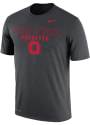 Ohio State Buckeyes Nike Dri-FIT Wordmark T Shirt - Grey
