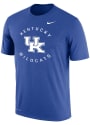Kentucky Wildcats Nike Dri-FIT Circle Graphic T Shirt - Blue