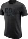 Kentucky Wildcats Nike Marled Tonal Logo T Shirt - Black