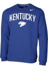Main image for Nike Kentucky Wildcats Mens Blue Club Fleece Long Sleeve Crew Sweatshirt