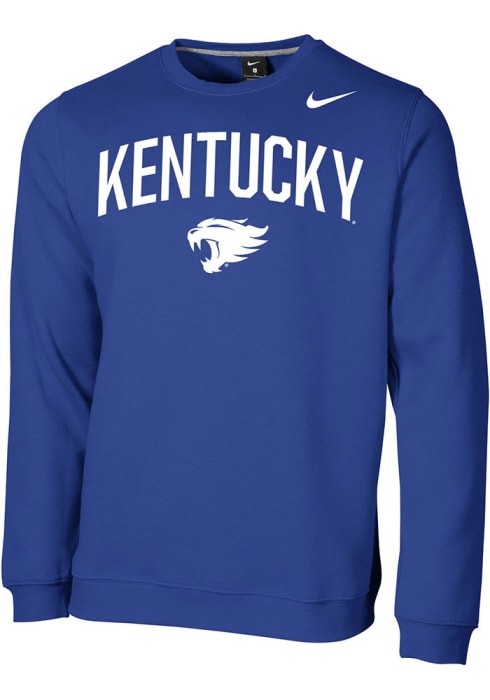 Nike Kentucky Wildcats Club Fleece Sweatshirt - Blue