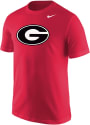 Georgia Bulldogs Nike Core Logo T Shirt - Red