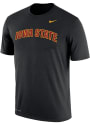 Iowa State Cyclones Nike Dri-FIT Arch Name T Shirt - Black