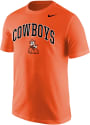 Oklahoma State Cowboys Nike Core Vintage Arch Mascot T Shirt - Orange