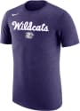 K-State Wildcats Nike 2019 Basketball Fashion T Shirt - Purple