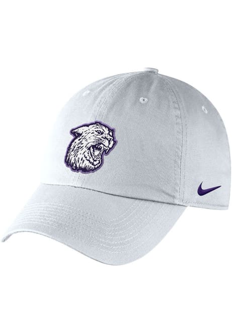 Nike White K-State Wildcats Basketball Campus Adjustable Hat