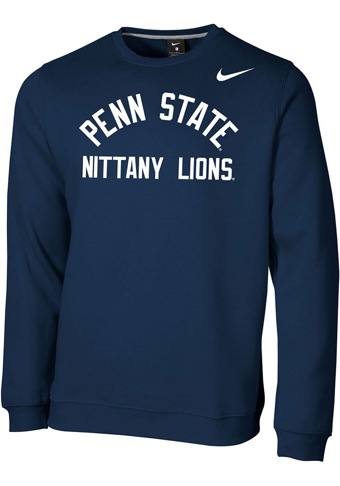 Nike penn state crew neck sweatshirt hotsell