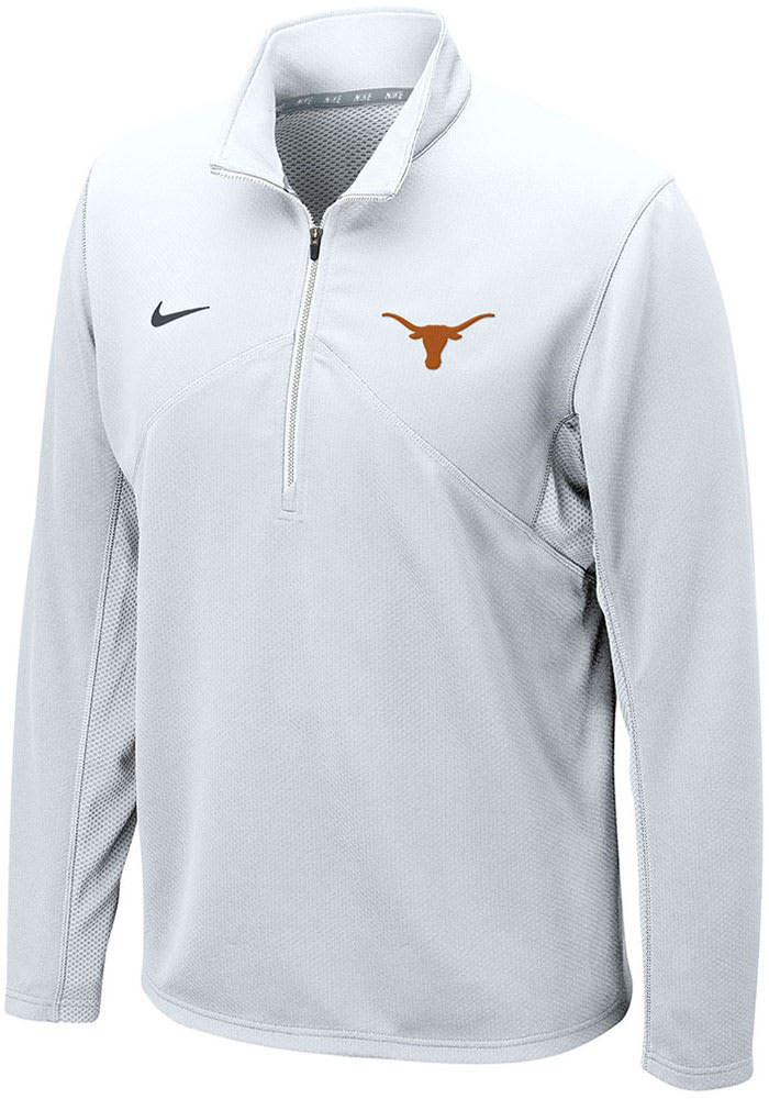 Nike Texas Longhorns Mens WHITE Dri-FIT Training Pullover