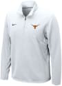 Texas Longhorns Nike Dri-FIT Training 1/4 Zip Pullover - White