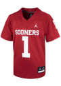 Oklahoma Sooners Boys Nike Sideline Replica 21 Football Jersey - Cardinal