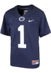 Main image for Boys Penn State Nittany Lions Navy Blue Nike Sideline Replica 21 Football Jersey Jersey