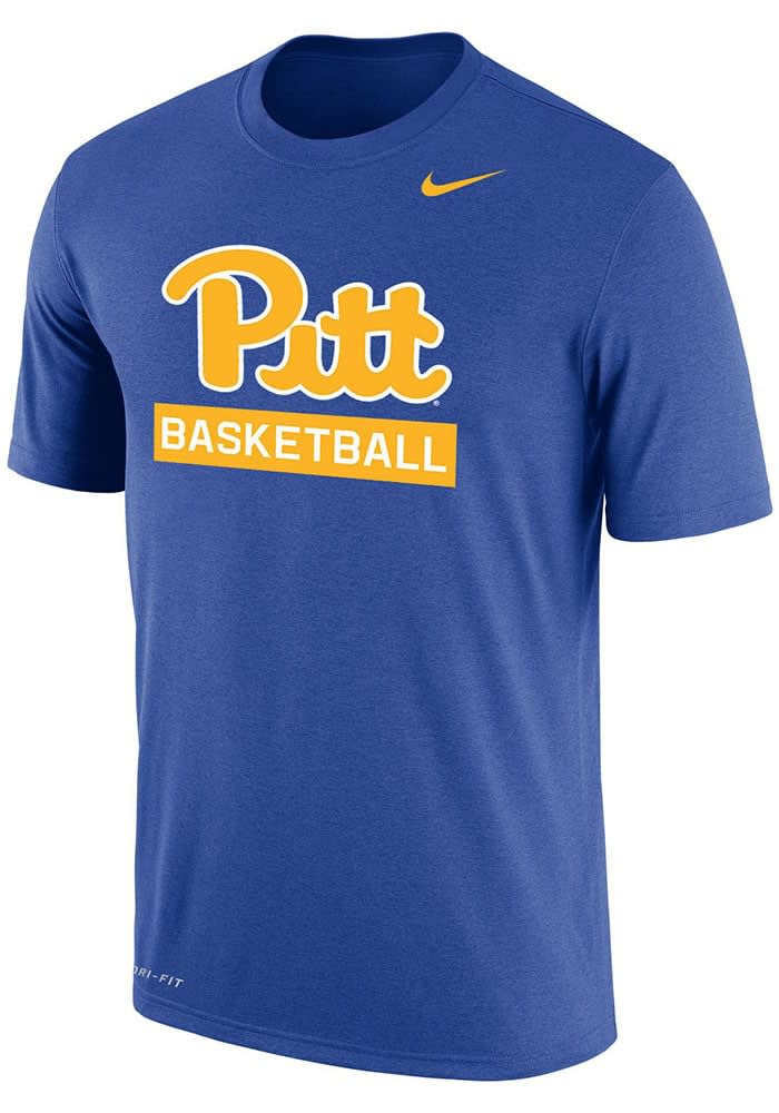 Nike ROYAL Pitt Panthers Basketball Logo Short Sleeve T