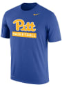 Pitt Panthers Nike Basketball T Shirt - Blue