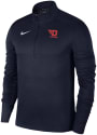 Dayton Flyers Nike Pacer 1/4 Zip Pullover - Navy Blue