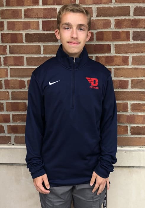 Nike Dayton Flyers Pacer Pullover - Navy Blue