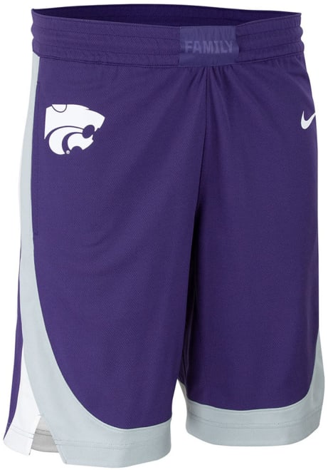 Mens K-State Wildcats Purple Nike Replica Shorts