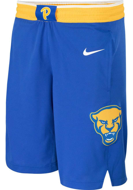 Mens Pitt Panthers Blue Nike Replica Shorts