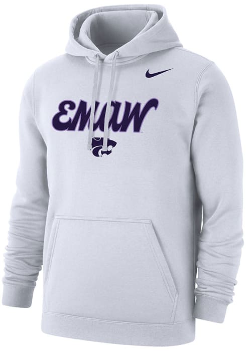 Nike K-State Wildcats Emaw Hoodie - White