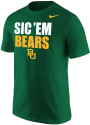 Baylor Bears Nike Core Slogan T Shirt - Green