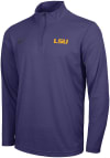 Main image for Nike LSU Tigers Mens Purple Intensity Logo Long Sleeve 1/4 Zip Pullover
