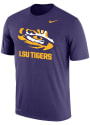 LSU Tigers Nike Dri-FIT Name Drop T Shirt - Purple