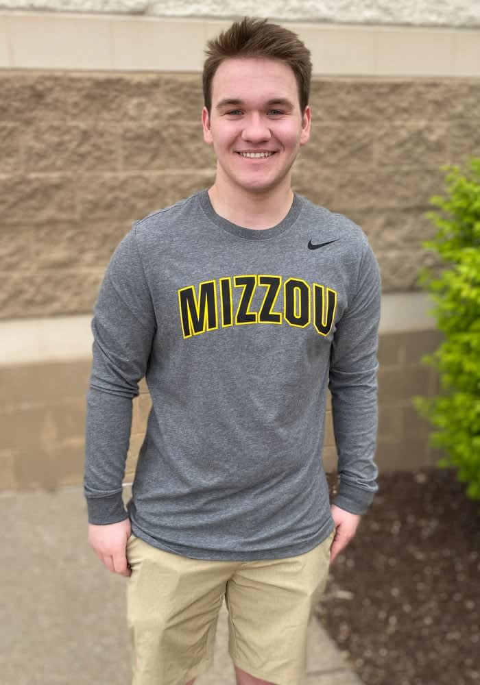 Nike Missouri Tigers Dri-FIT Arch Name Long Sleeve T Shirt