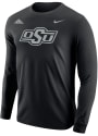 Oklahoma State Cowboys Nike Folds of Honor Tonal Logo T Shirt - Black