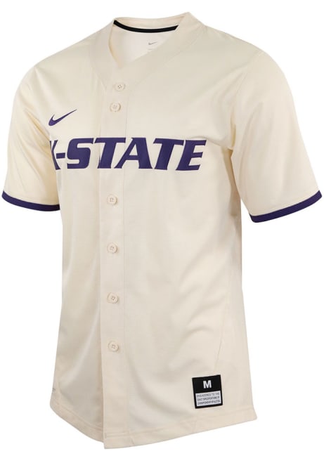 Mens K-State Wildcats Natural Nike Replica Jersey