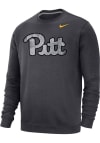 Main image for Nike Pitt Panthers Mens Grey Forge The Future Club Fleece Long Sleeve Crew Sweatshirt