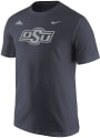 Oklahoma State Cowboys Nike Folds of Honor Tonal Logo T Shirt - Grey