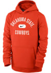 Main image for Nike Oklahoma State Cowboys Youth Orange Retro Team Name Long Sleeve Hoodie