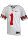 Main image for Nike Ohio State Buckeyes Youth White Replica Alt Football Jersey