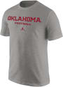 Oklahoma Sooners Nike Core Football T Shirt - Grey