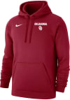 Main image for Nike Oklahoma Sooners Mens Crimson Club Fleece Long Sleeve Hoodie