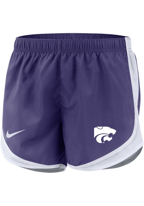 Womens K-State Wildcats Purple Nike Tempo Shorts