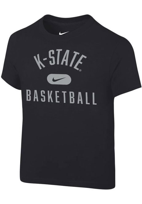 Toddler K-State Wildcats Black Nike Retro Team Name Short Sleeve T-Shirt