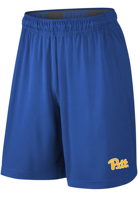 Mens Pitt Panthers Blue Nike Fly Shorts