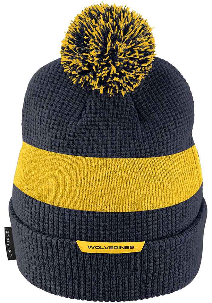 Michigan Wolverines Nike Navy Blue Knit Hat