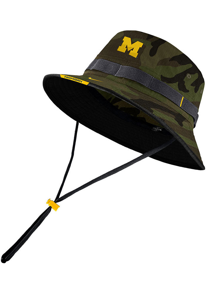 Nike Michigan Wolverines Green Jordan Sideline Boonie Bucket Hat