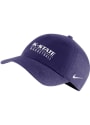 K-State Wildcats Nike Basketball Campus Adjustable Hat - Purple